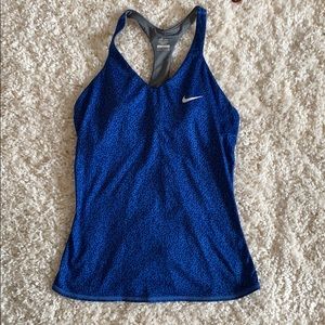 Nike Blue Dri-Fit Workout Top